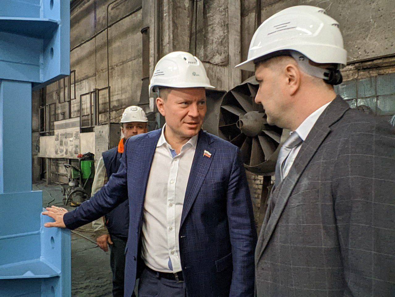 Депутат ГД РФ С. В. Ерёмин побывал в г. Назарово.