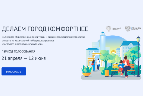 Проект благоустройства в п. Бор продолжает лидировать.
